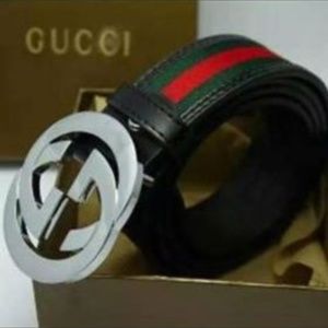 Gucci Belt Mens Red/Green *USED*